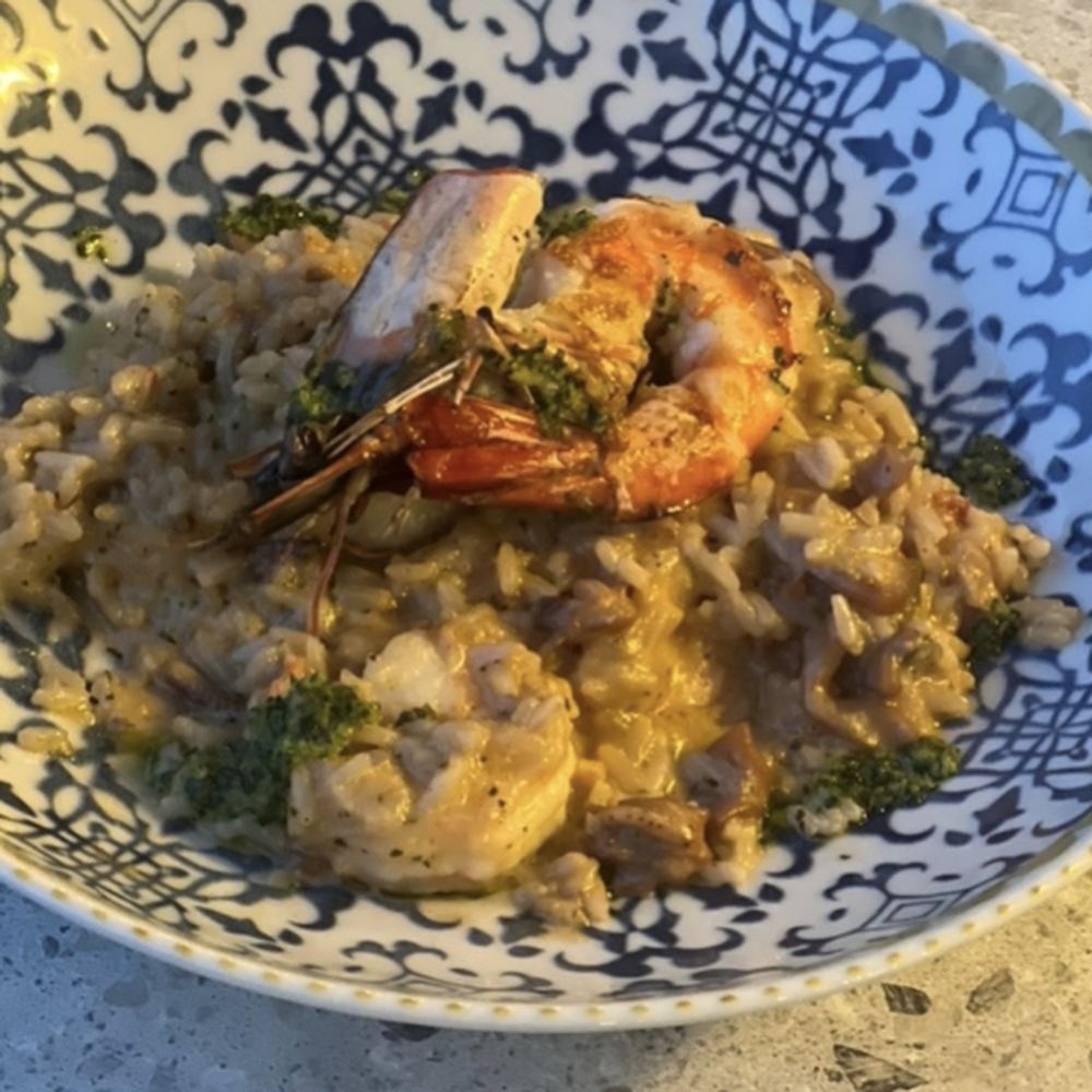 Risotto mit Garnelen